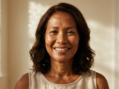 Natural botanical ingredients for best serum for over 50s - organic beauty editorial image