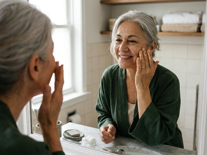 Natural botanical ingredients for best tinted moisturiser for 60s - organic beauty editorial image