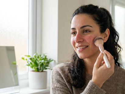 Top 5 natural make-up tips for rosacea