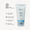 En vit tub med Green People Purifying Face Mask som står bredvid viktiga ingrediensfördelar som kol, lera och eukalyptus.