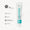 Vit tub med Minty Cool Toothpaste 50ml tillsammans med certifieringsikoner för ekologiska, fluorfria och sin crueldad animal-egenskaper.
