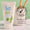 En tub Organic Children Aloe Vera Lotion & After Sun står på en badrumshylla bredvid ett tandborstställ.