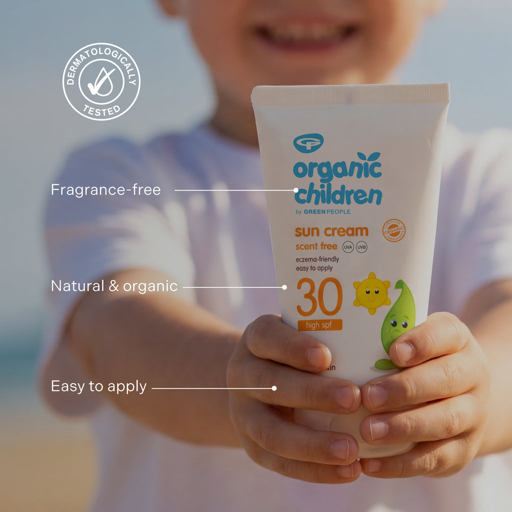 Organic Children Scent Free Sun Cream - SPF30 150ml