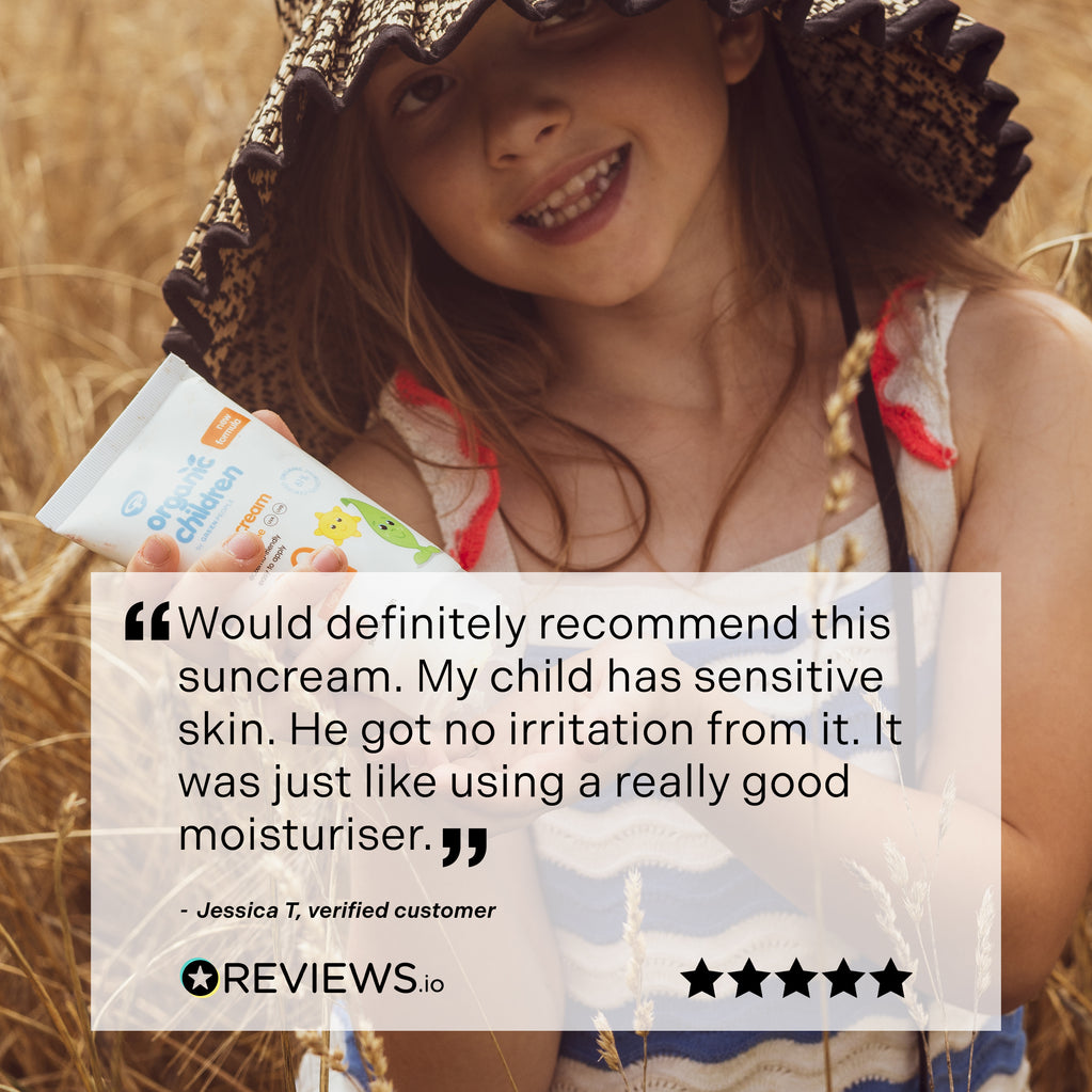 Organic Children Scent Free Sunscreen SPF50+ 150ml