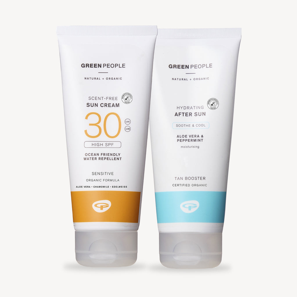 SPF30 Sun & After Sun Bundle - sun cream and after sun tubes